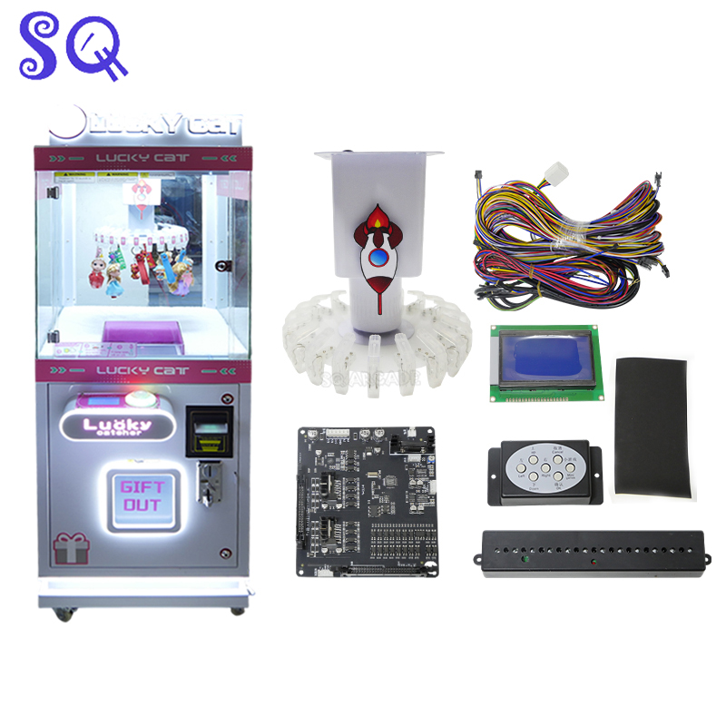 Arcade Toy Claw Vending Machine - 爪の自動販売機,ギフト,クランプおもちゃ,コイン式ゲーム機,アーケードキット,賞品,20クリップ