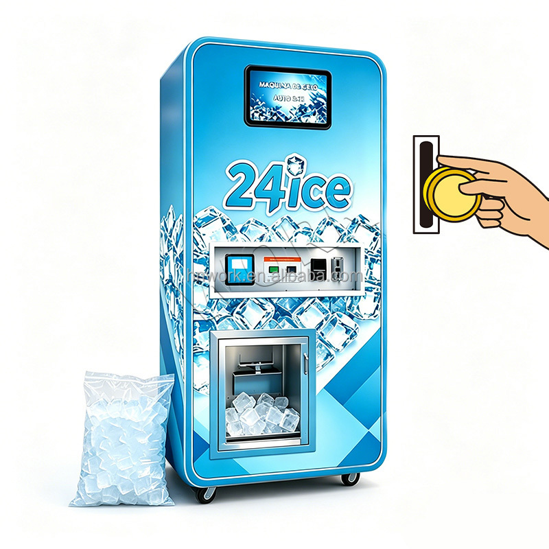 Commercial Vending Machine - ベストセラーRO浄水器付き製氷機 逆浸透膜システム搭載自動販売機 業務用屋外設置型