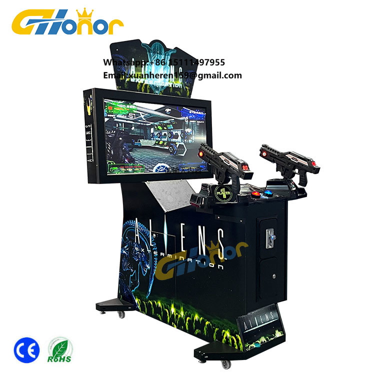 Arcade Game Coin - 屋内コイン式射撃アーケードゲーム、コイン式エイリアンシューティングゲームシミュレーターアーケードゲーム機