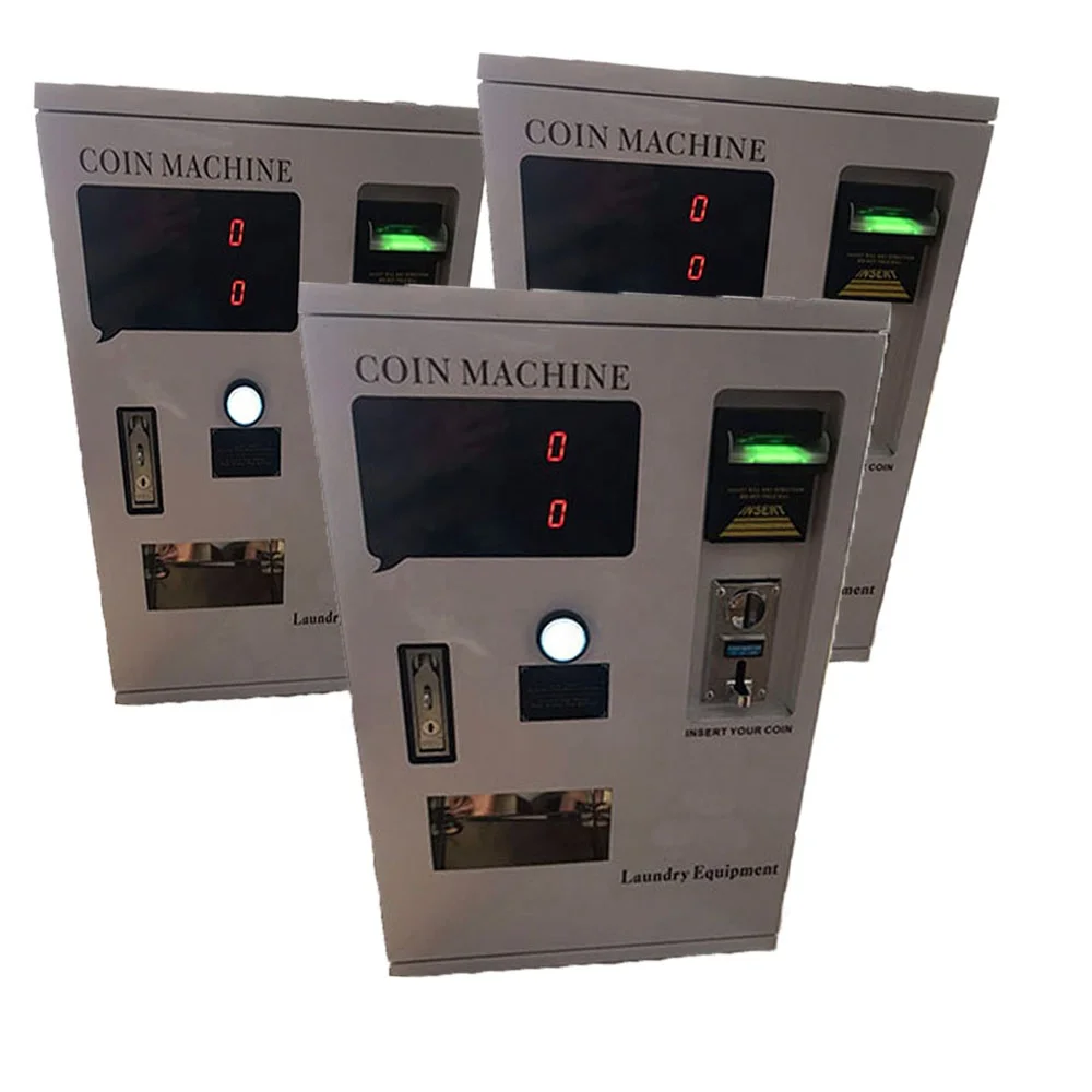 Vending Q - # 洗濯機、マッサージチェア、自動販売機用の小型壁掛け式コイン両替機