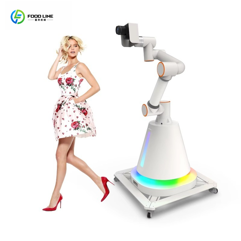 Photo Booth Machine - カスタマイズされた6軸回転ロボットアームフォトブースマシン、カメラ移動装置付きで動画撮影