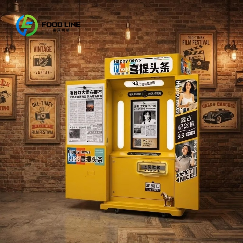 Photo Booth Machine - カスタムステンレス製インタラクティブパーティーフォトブースマシン、一眼レフカメラ対応、Wi-Fi接続、セルフサービス、パーティーイベント購入者向けインスタントプリント