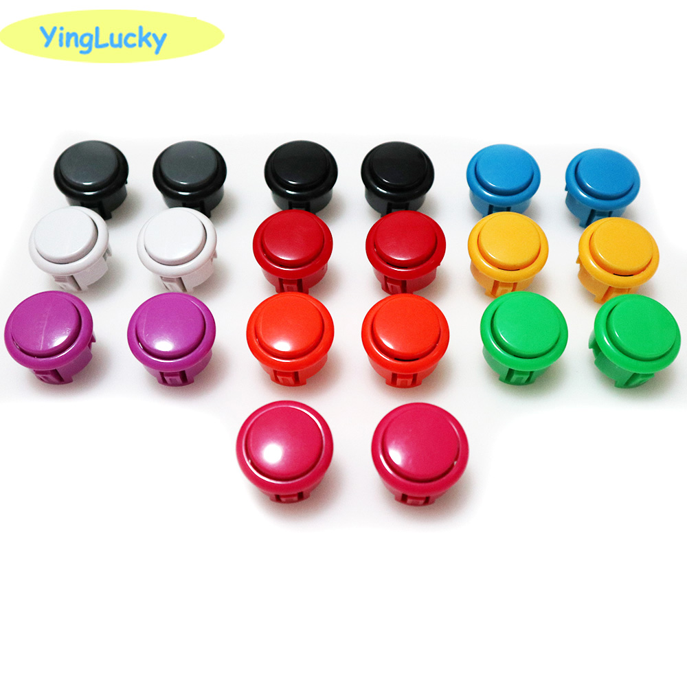 Arcade Card Vending Machine - Yinglucky 100個入り アーケードボタンセット 24mm/30mm プッシュカードコピー サンワ品質