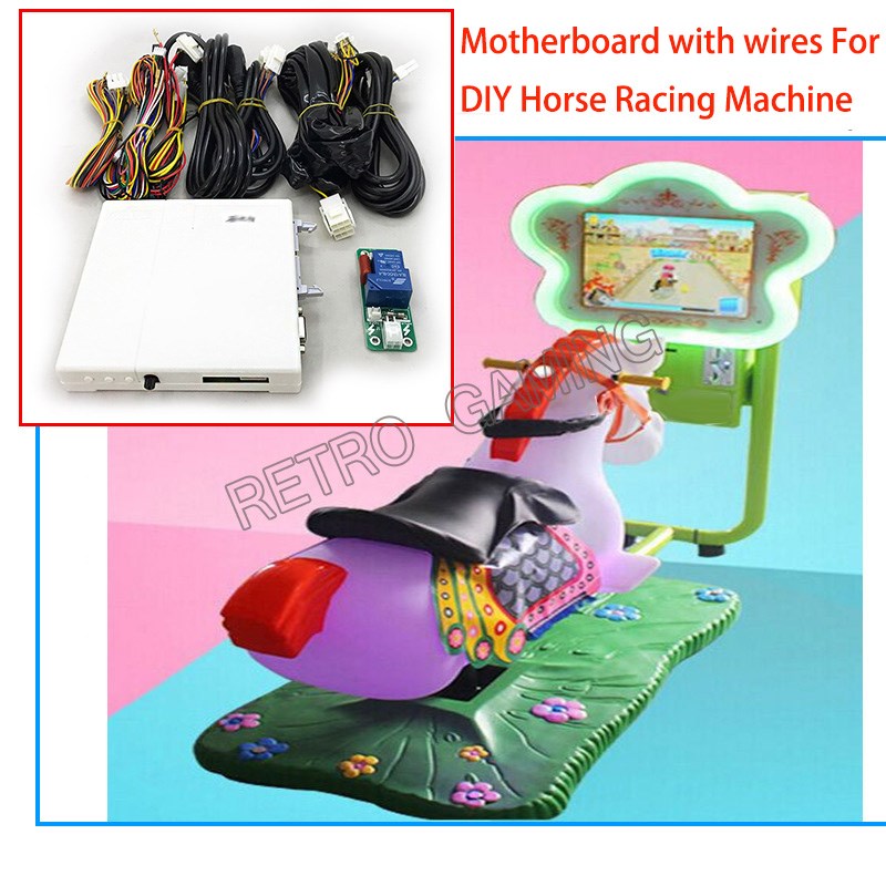 Whack A Mole Arcade - DIYアーケード-子供向けのアーケードキット,ディンギーキット,車,レース,ホース,マザーボードとケーブル付きのレーシングビデオゲームマシン