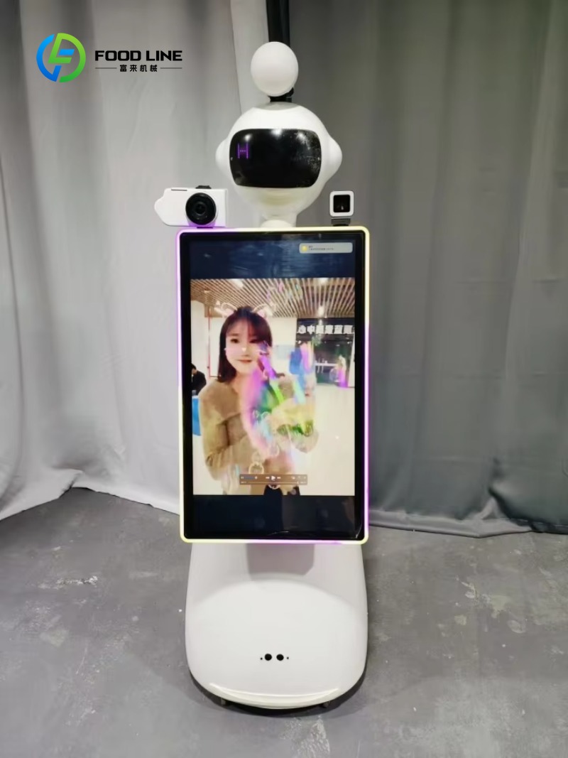 Photo Booth Machine - 自動写真撮影機付きインタラクティブカメラキオスク、商業イベント向けソーシャルメディア共有機能搭載