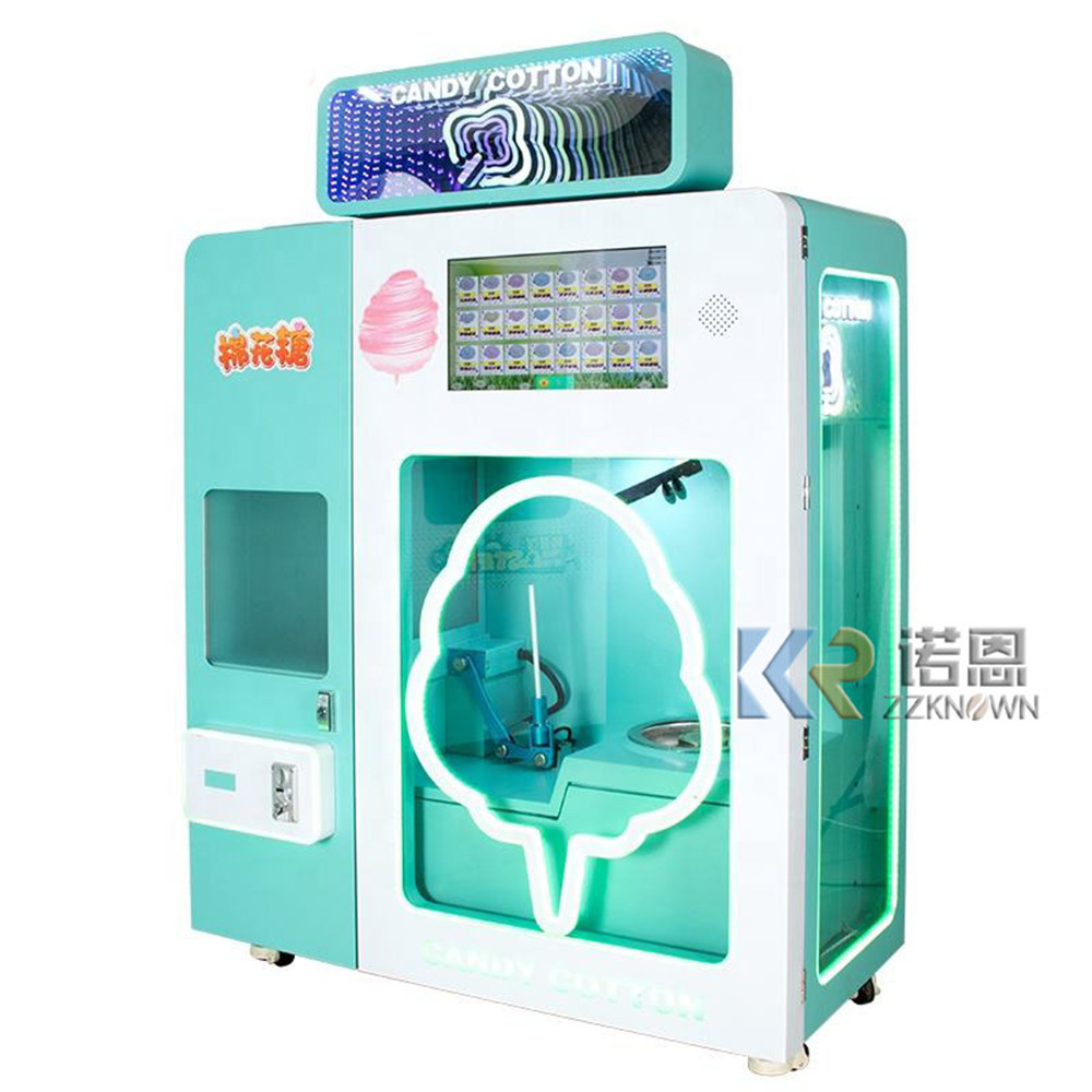 Bill Acceptor Vending - 2023年新型全自動業務用綿菓子製造販売機（硬貨、紙幣、クレジットカード対応）
