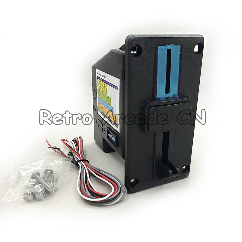 Arcade Game Vending Machine - Cl ledロゴマルチコインアクセプタ電子ロールダウンコインセレクタ機構自動販売機メカアーケードゲームキャビネット用