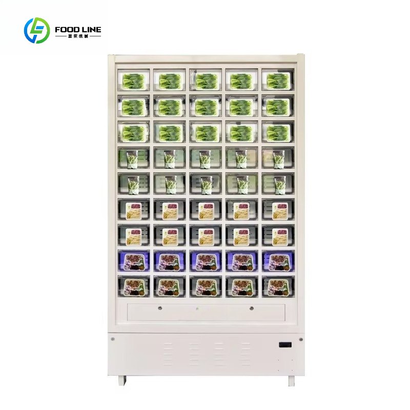 Commercial Vending Machine - 生鮮食品、サンドイッチ、果物、卵のロッカー式自動販売機、業務用卵自動販売機、QRコード、硬貨、紙幣対応、カスタマイズ可能