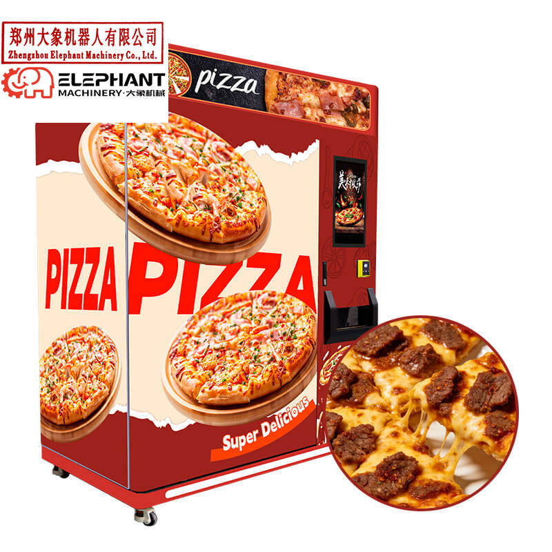 Commercial Vending Machine - カスタマイズ可能な屋内業務用スマートセルフ加熱冷凍ホットフードピザ自動販売機
