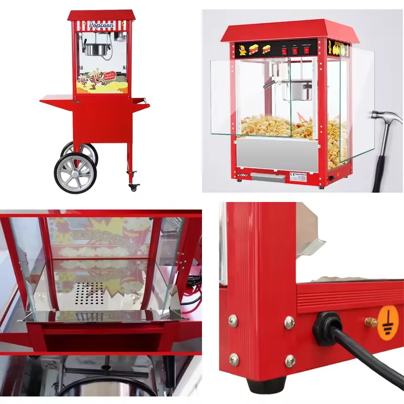 熱風式業務用ポップコーン製造機 - 高収益スナックビジネス向 - Commercial Vending Machine のレビューと価格