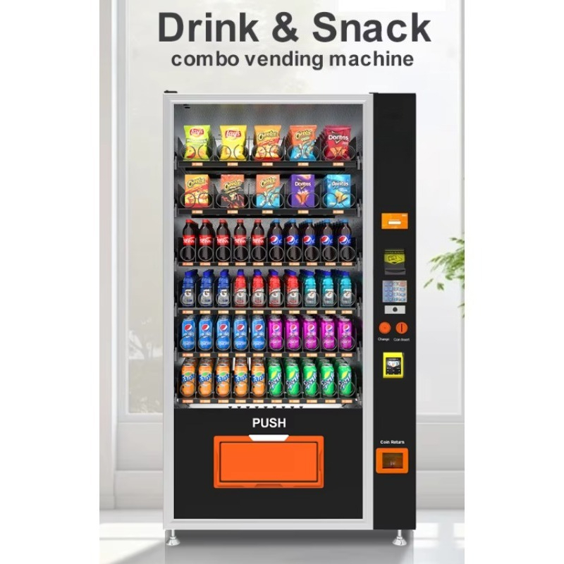 ドリンクと軽食のタッチスクリーン自動販売機、屋内または屋外の - Commercial Vending Machine のレビューと価格