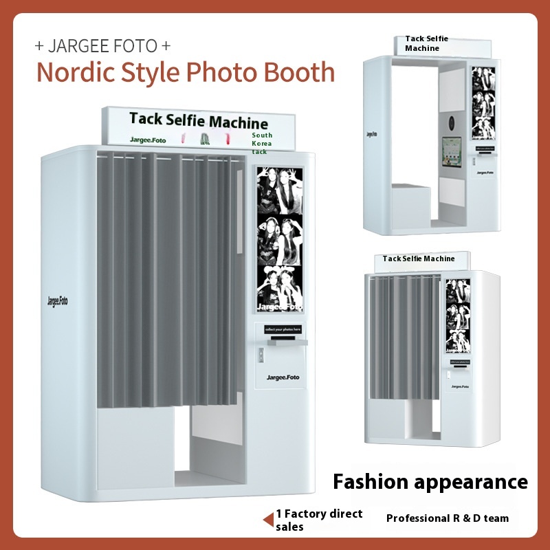 北欧スタイルのポータブルオールインワンフォトブースマシン（プ - Photo Booth Machine のレビューと価格
