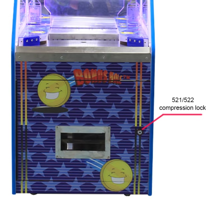 カスタム製造の新型コイン式アーケードゲーム機、バウンスコイン - Coin Pusher Machine のレビューと価格