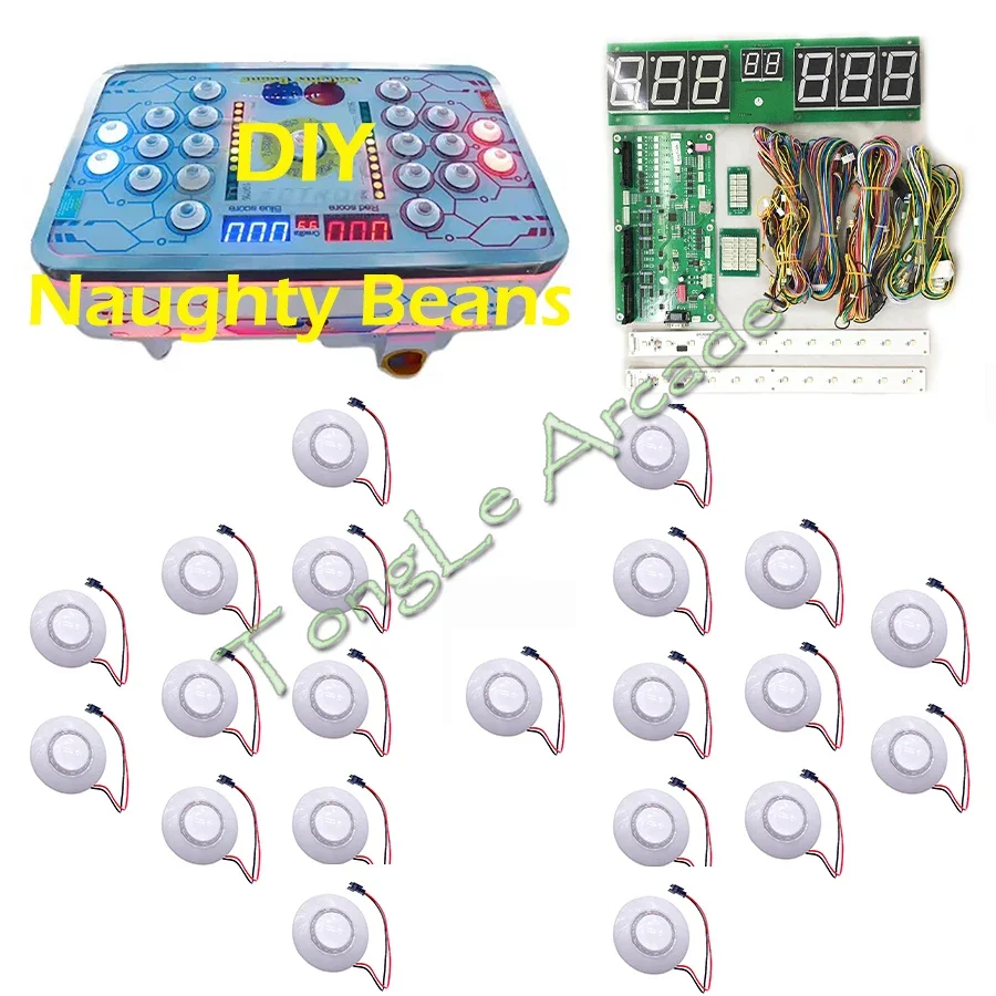 いたずら豆DIYキット、コイン式アミューズメント機器、ヒット - Whack A Mole Arcade のレビューと価格