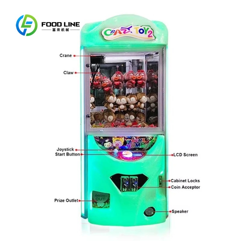カスタマイズ可能なコイン式アーケードクレーンゲーム機（紙幣識 - Bill Acceptor Vending のレビューと価格