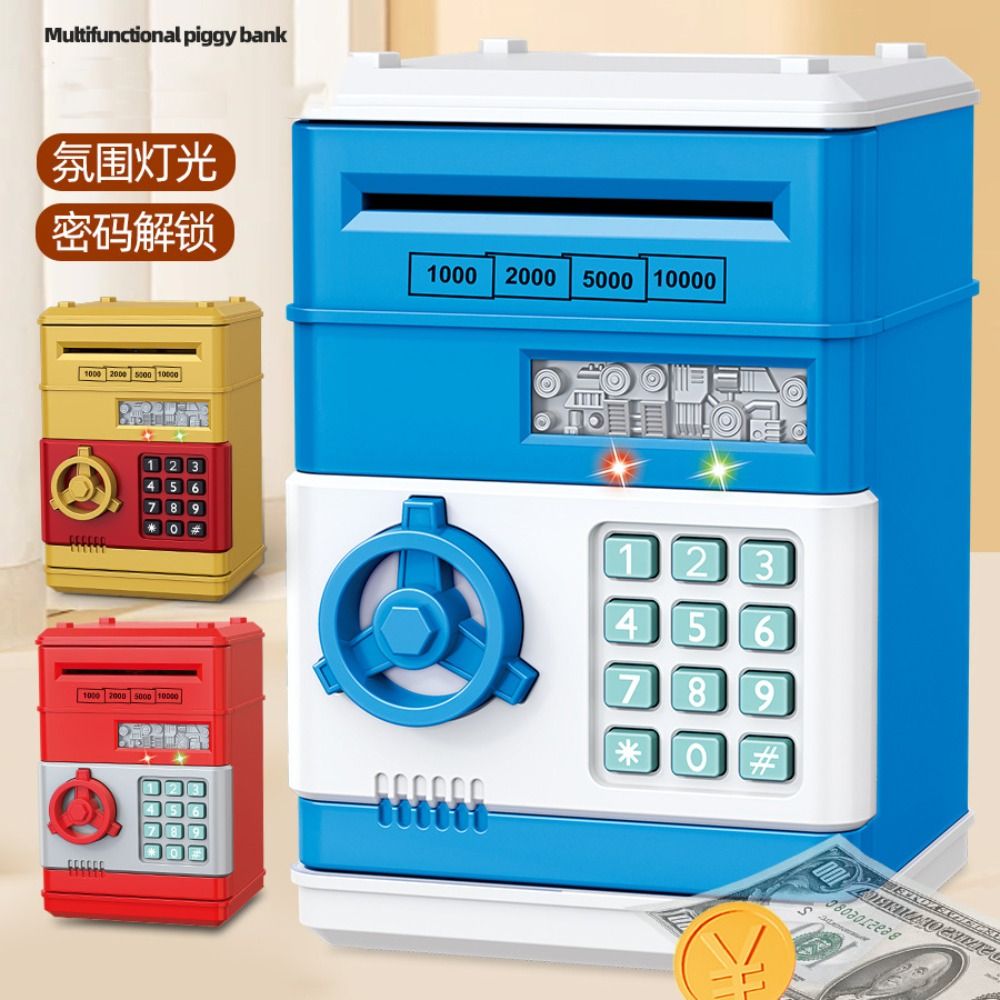 電子貯金箱自動ミニ金庫コイン現金貯蓄貯金箱パスワードカウンタ - Coin Operated Kiddie Ride のレビューと価格