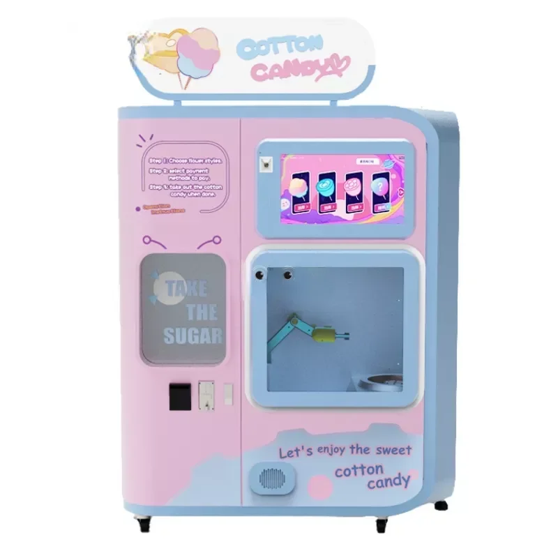 カスタマイズ可能な子供用綿菓子製造機、小型ミニロボット綿菓子 - Commercial Vending Machine のレビューと価格