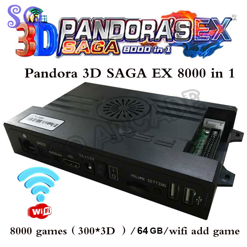 Pandora Saga Box ex2 8000 in 1 - Arcade X のレビューと価格