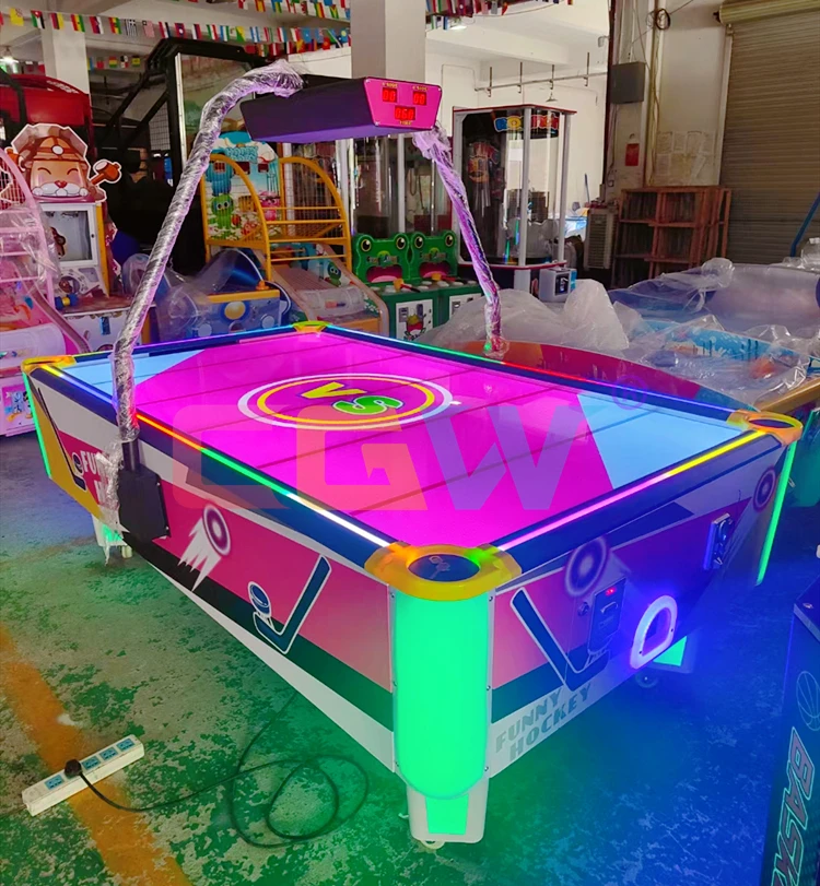 高収益遊園地コイン式エアホッケー2人用エアホッケーゲーム機ア - Arcade Machine Profit のレビューと価格