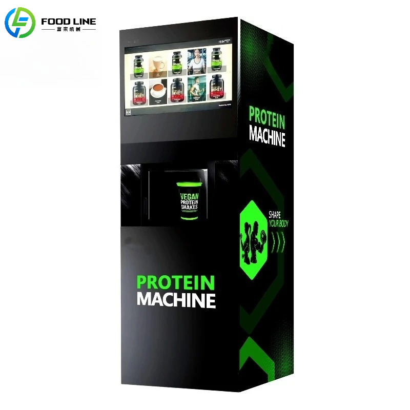 カスタマイズ可能な業務用プロテインシェイク自動販売機タッチス - Commercial Vending Machine のレビューと価格