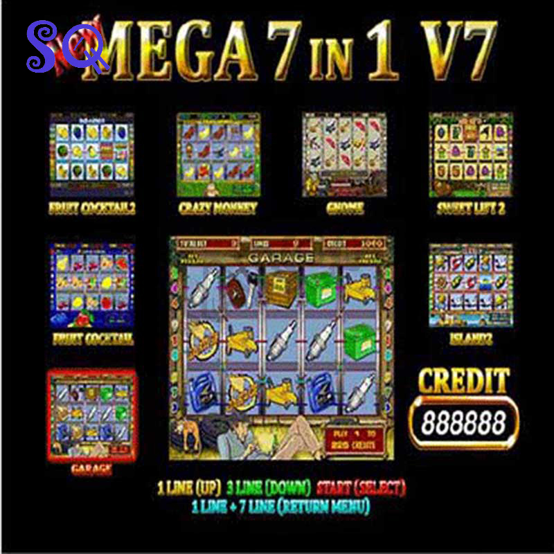 マルチスロットゲームゲーム機メガ 7 で 1 マザーボードア - Fruit Slot Machine のレビューと価格