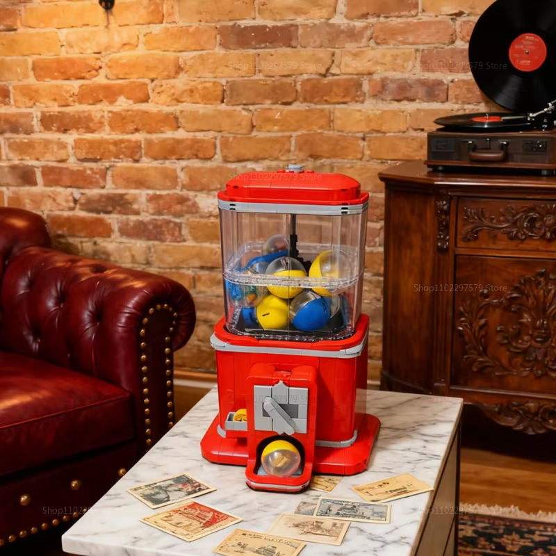 新しいクリエイティブ自動販売機ビルディングブロックセット 1 - Coin Pusher Machine のレビューと価格