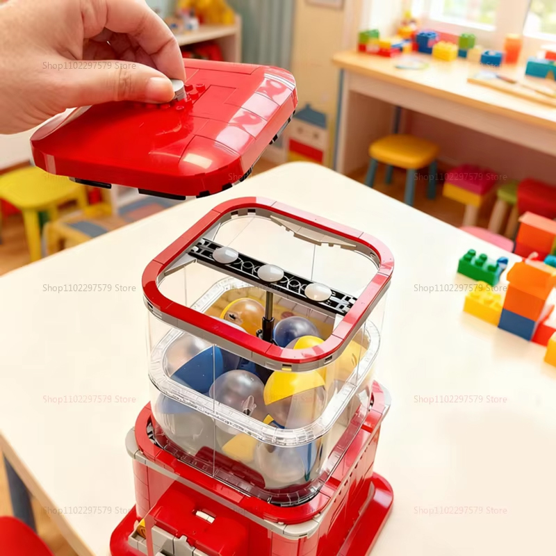 新しいクリエイティブ自動販売機ビルディングブロックセット 1 - Coin Pusher Machine のレビューと価格