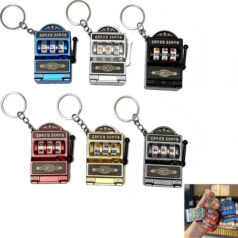 ミニギャンブルスロットマシンキーホルダー、クリエイティブなア - Fruit Slot Machine のレビューと価格