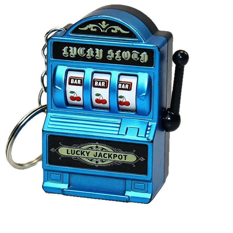 ミニギャンブルスロットマシンキーホルダー、クリエイティブなア - Fruit Slot Machine のレビューと価格