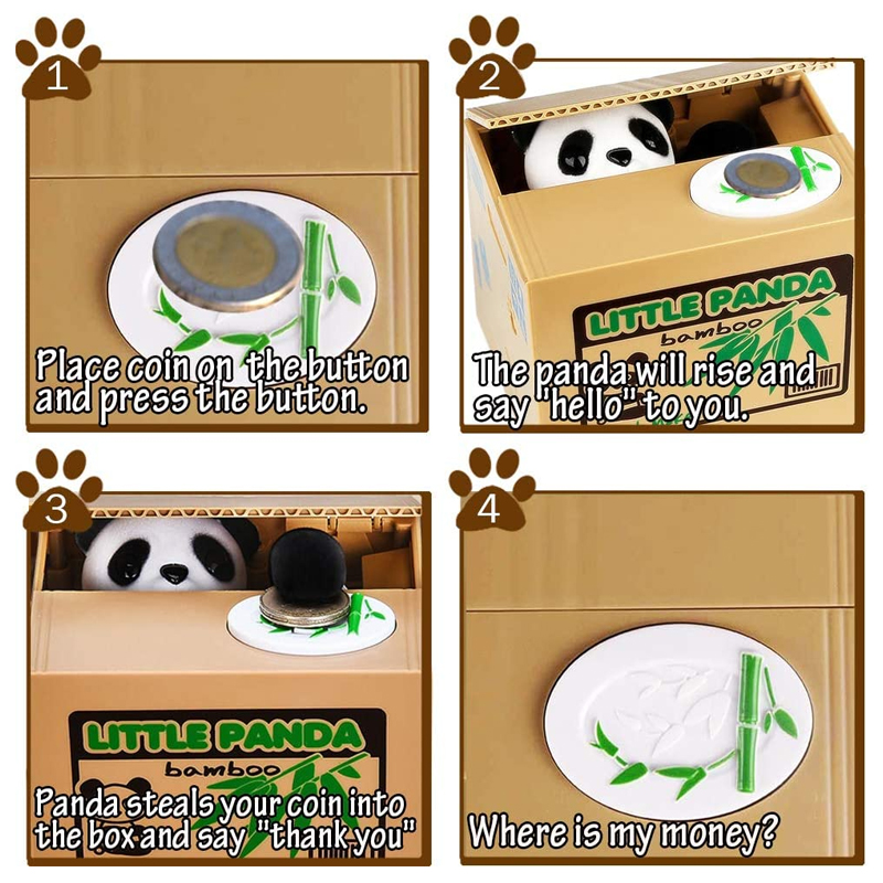 コインの形をした猫の貯金箱,コイン収納ボックス,カード,子供 - Coin Operated Kiddie Ride のレビューと価格