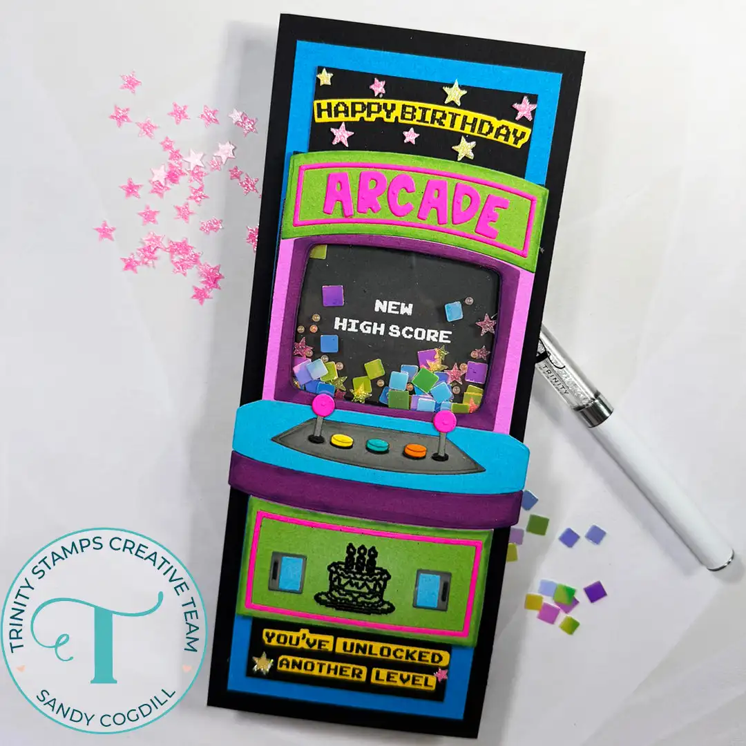 新しいウィンドウボックスカードアーケードマシンメタルカッティ - Arcade Card Vending Machine のレビューと価格