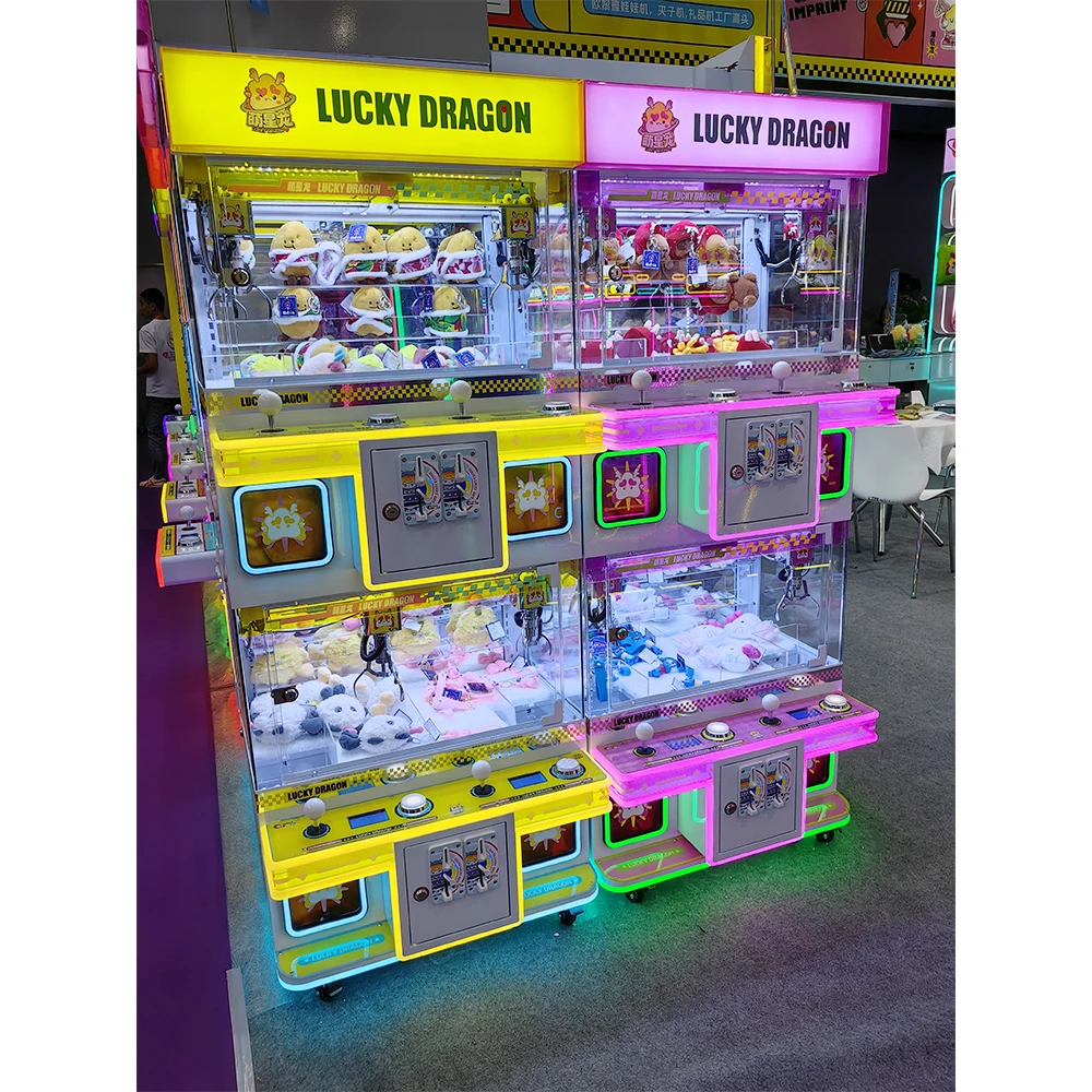 # 新しいカラフルなクレーンゲーム、ラッキードラゴンのおもち - Arcade Toy Claw Vending Machine のレビューと価格