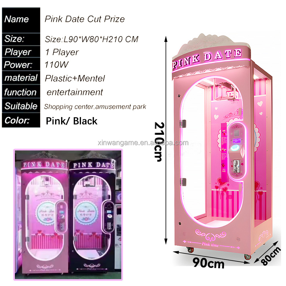 ピンクのデートギフトぬいぐるみキッズスタッカービッグプッシュ - Arcade Toy Claw Vending Machine のレビューと価格