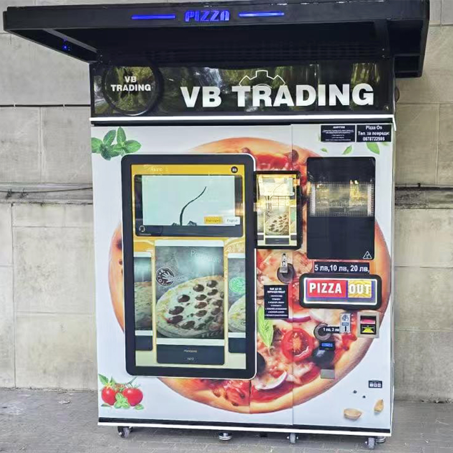 カスタマイズ可能な業務用スマートピザ自動販売機、無人AIカメ - Commercial Vending Machine のレビューと価格