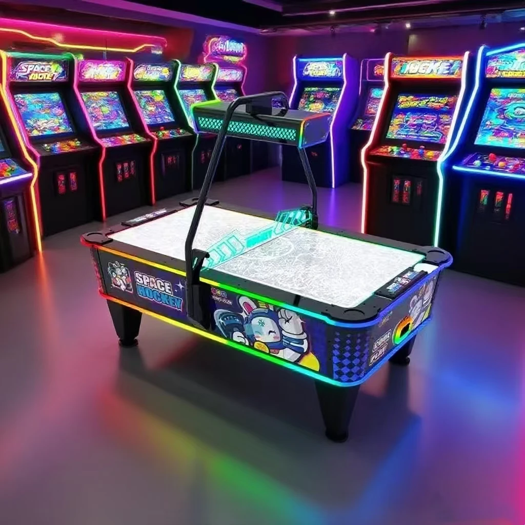 子供と大人向けのホッケーゲームマシン、2人用コイン式アイスホ - Arcade Game Coin のレビューと価格