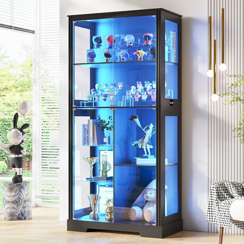 71インチのガラス製ディスプレイキャビネット、コレクション用 - Glass Cabinet Display のレビューと価格