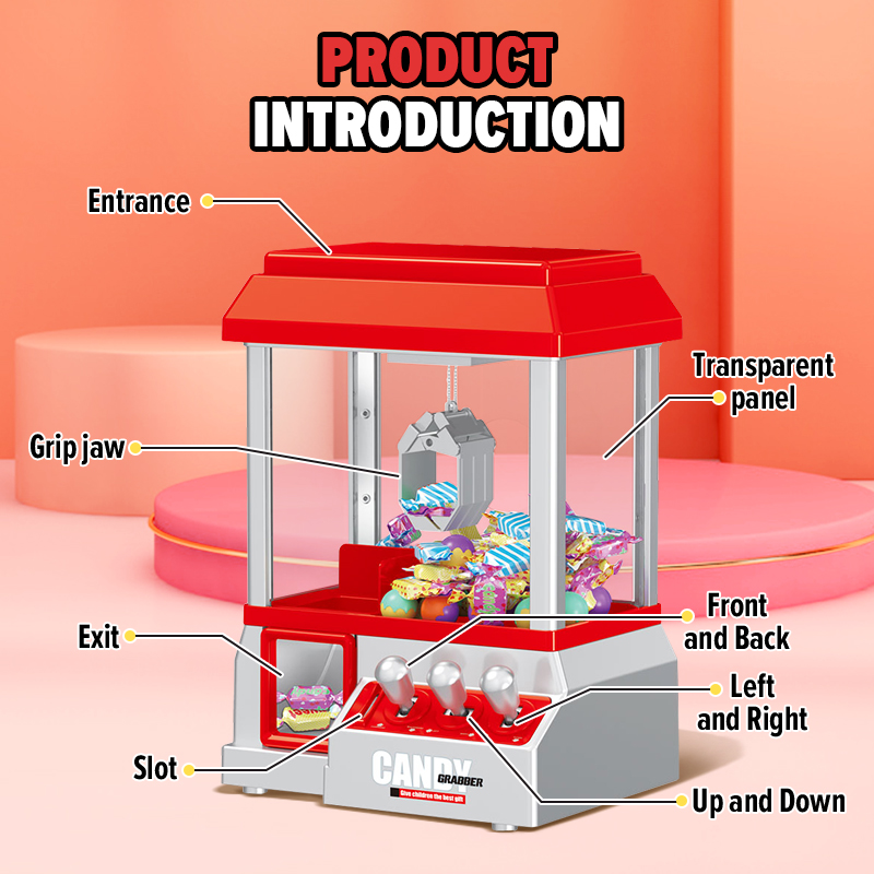 クレーンゲームアーケードゲーム、音付き、クールで楽しいミニキ - Arcade Game Vending Machine のレビューと価格