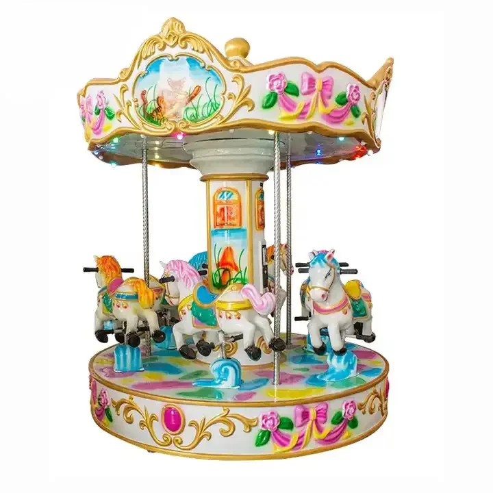 2026年おとぎ話スタイルの回転木馬、6人乗りコイン式回転木 - Coin Operated Kiddie Ride のレビューと価格