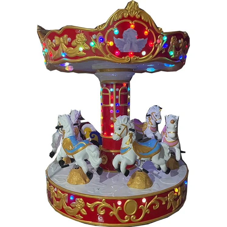 2026年おとぎ話スタイルの回転木馬、6人乗りコイン式回転木 - Coin Operated Kiddie Ride のレビューと価格
