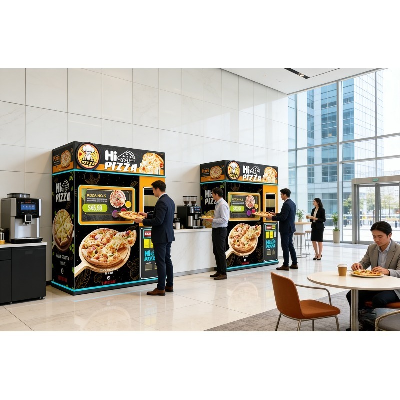 自動ピザ製造販売機　出来立てピザ　屋外フード販売機　業務用ベ - Commercial Vending Machine のレビューと価格