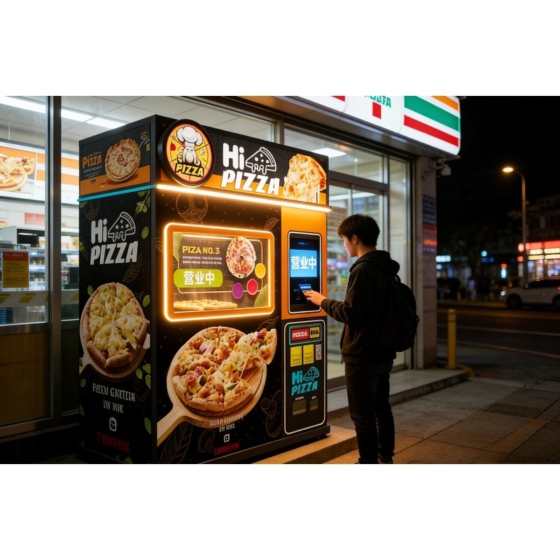 自動ピザ製造販売機　出来立てピザ　屋外フード販売機　業務用ベ - Commercial Vending Machine のレビューと価格