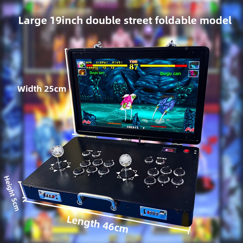 バッテリーなし パンドラアーケードキャビネット ポータブル折 - Arcade Game Cabinet のレビューと価格