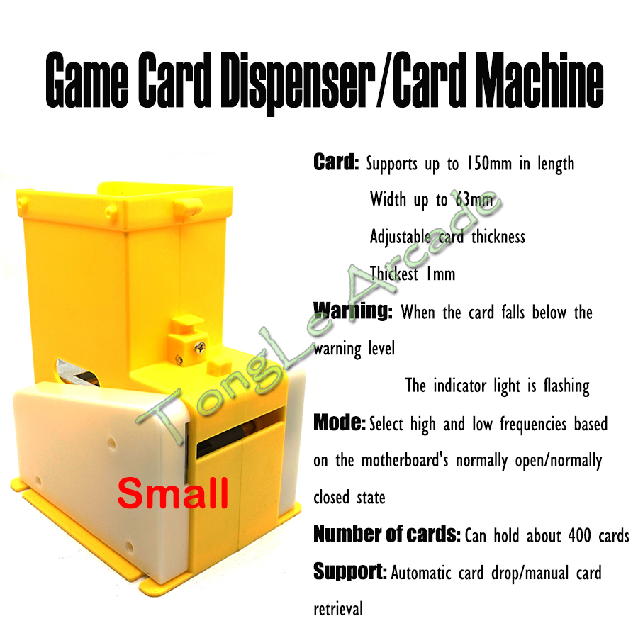 コイン式カードマシンカードディスペンサーは最大6.3×8.6 - Arcade Card Vending Machine のレビューと価格