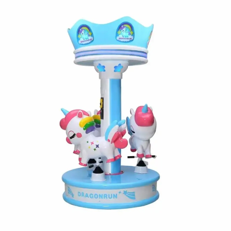 格安のコイン式3人乗りメリーゴーランド、子供用音楽付き回転木 - Coin Operated Kiddie Ride のレビューと価格