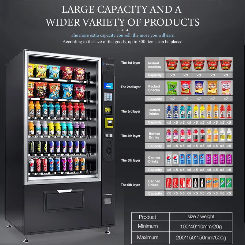 スナック・ドリンク自動販売機　セルフサービス　コイン・カード - Commercial Vending Machine のレビューと価格