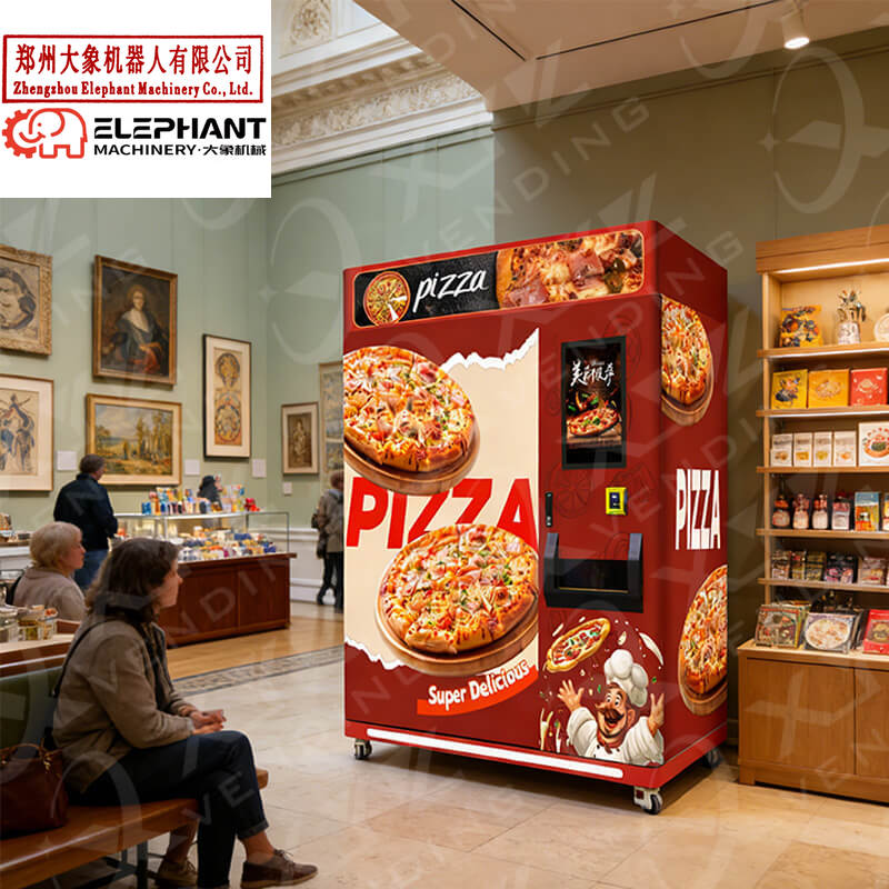 カスタマイズ可能な屋内業務用スマートセルフ加熱冷凍ホットフー - Commercial Vending Machine のレビューと価格